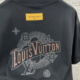 Louis Vuitton New Classic Hot Diamond Logo Short Sleeve Couple Versatile Casual T-shirt