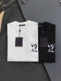 Louis Vuitton Classic Cloth Embroidered Logo Short Sleeve Couple Versatile Casual T-shirt