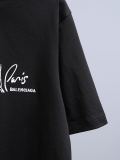 Balenciaga Classic Logo Printed Short Sleeve Unisex Versatile Casual T-shirt