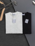 Loewe Classic Embroidered Hollow Logo Short Sleeve Couple Versatile Casual T-shirt