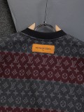 Louis Vuitton Classic Full Logo Printed Short Sleeve Couple Versatile Casual T-shirt