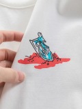 Burberry New Fashion Foam Printed Short Sleeve Couple Versatile Casual T-shirt