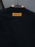 Louis Vuitton Fashion Plush Foam Printed Short Sleeve Unisex Versatile Casual T-shirt