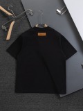 Louis Vuitton Classic Fashion Embroidered Logo Short Sleeve Couple Versatile Casual T-shirt