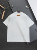 Louis Vuitton Fashion Plush Foam Printed Short Sleeve Unisex Versatile Casual T-shirt