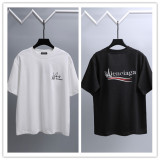 Balenciaga Classic Logo Printed Short Sleeve Unisex Versatile Casual T-shirt