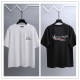 Balenciaga Classic Logo Printed Short Sleeve Unisex Versatile Casual T-shirt