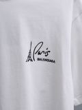 Balenciaga Classic Logo Printed Short Sleeve Unisex Versatile Casual T-shirt