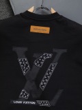 Louis Vuitton Classic Cloth Embroidered Logo Short Sleeve Couple Versatile Casual T-shirt