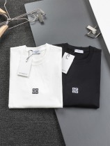 Givenchy Classic Embroidered Logo Short Sleeve Couple Versatile Casual T-shirt Givenchy Classic Embroidered Logo Short Sleeve Couple Versatile Casual T-shirt