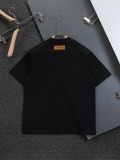 Louis Vuitton Fashion Plush Foam Printed Short Sleeve Unisex Versatile Casual T-shirt