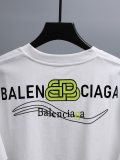 Balenciaga Classic Logo Printed Short Sleeve Unisex Versatile Casual T-shirt