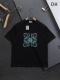 Loewe Fashion Embroidery Gradient Vine Logo Short Sleeve Unisex Versatile Casual T-shirt