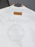 Louis Vuitton Classic Embroidered Logo Short Sleeve Couple Versatile Casual T-shirt