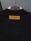 Louis Vuitton Classic Embroidered Logo Short Sleeve Couple Versatile Casual T-shirt