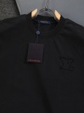 Louis Vuitton Classic Cloth Embroidered Logo Short Sleeve Couple Versatile Casual T-shirt