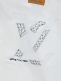 Louis Vuitton Classic Cloth Embroidered Logo Short Sleeve Couple Versatile Casual T-shirt