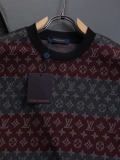 Louis Vuitton Classic Full Logo Printed Short Sleeve Couple Versatile Casual T-shirt