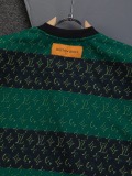 Louis Vuitton Classic Full Logo Printed Short Sleeve Couple Versatile Casual T-shirt