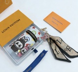 Louis Vuitton Couple Fashion Versatile Labubu Keychain Bag Hanging Accessories Wallet