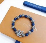 Louis Vuitton Couple Fashion Versatile Retro Multi Element Agate Bracelet
