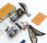 Louis Vuitton Couple Fashion Versatile Labubu Keychain Bag Hanging Accessories Wallet