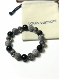 Louis Vuitton Couple Fashion Versatile Retro Multi Element Agate Bracelet