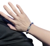 Louis Vuitton Couple Fashion Versatile Retro Multi Element Agate Bracelet