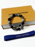 Louis Vuitton Couple Fashion Versatile Retro Multi Element Agate Bracelet