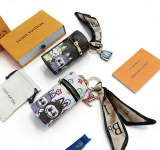 Louis Vuitton Couple Fashion Versatile Labubu Keychain Bag Hanging Accessories Wallet