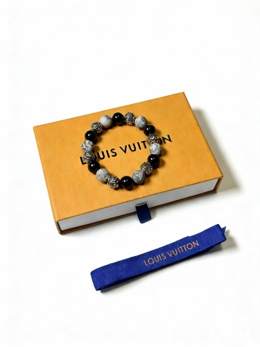 Louis Vuitton Couple Fashion Versatile Retro Multi Element Agate Bracelet