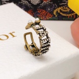 Dior New Fashion Versatile Pearl Set Diamond Ring