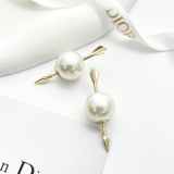 Dior New Fashion Cupid Arrow Pearl Earrings