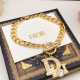 Dior Classic Letter Diamond Bracelet