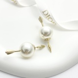 Dior New Fashion Cupid Arrow Pearl Earrings