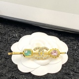 Chanel New Fashion CC Waterdrop Jewel Hair Clip