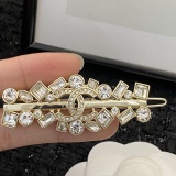 Chanel New Fashion Diamond Set CC Hair Clip