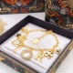 Louis Vuitton Fashion Versatile Star Clover Letter Bracelet
