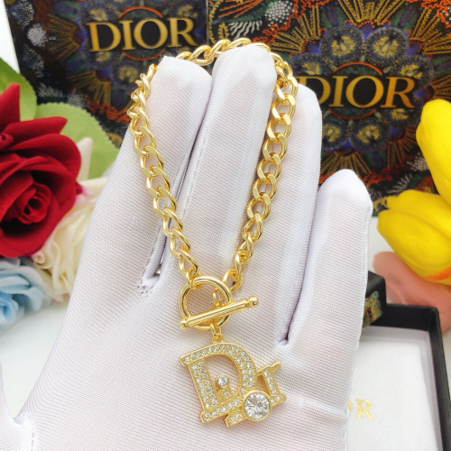 Dior Classic Letter Diamond Bracelet