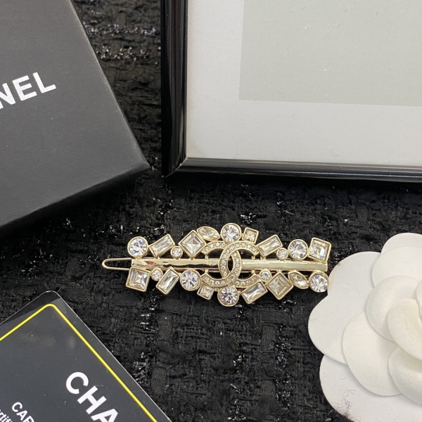 Chanel New Fashion Diamond Set CC Hair Clip