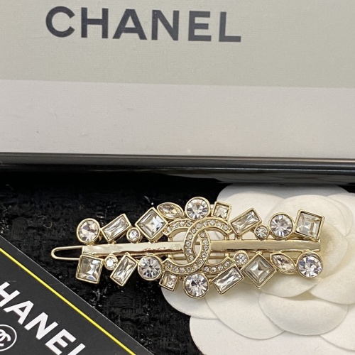 Chanel New Fashion Diamond Set CC Hair Clip
