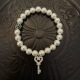 Chrome Hearts Classic Retro Multi Element Pearl Bracelet