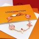Louis Vuitton Fashion Pink Beimu Clover Bracelet