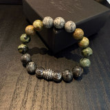 Chrome Hearts Classic Retro Multi Element Color Blocked Bracelet