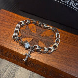 Chrome Hearts Classic Retro Cross Dice Bracelet