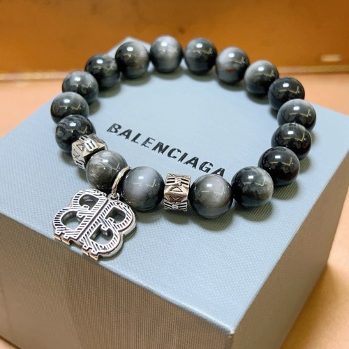 Balenciaga Retro Fashion Tiger Eye Stone BB Bracelet