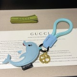 Gucci Fashion Versatile Dolphin Double G Keychain Bag Pendant