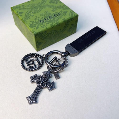 Gucci Classic Vintage GG Cross Keychain Bag Pendant