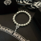Chrome Hearts Classic Retro Multi Element Pearl Bracelet