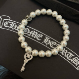 Chrome Hearts Classic Retro Multi Element Pearl Bracelet